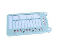Toddmomy Tableau de Routine pour Garçon Fille avec Cartes à Glissière Organisateur Visuel de Tâches Routines Carte Carton Bleue Outil Éducatif pour Développer et Autodiscipline des Garçon
