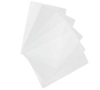 Toddmomy Tableaux d'Écriture Antidérapants A4 en Plastique PP Lot de 5, Bloc-Notes pour l'école et Fourniture de Bureau, Surface Lisse Réutilisable pour Examens
