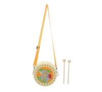 Toddmomy Tambour Musical pour Garçon Fille avec Sangle Tambour À Deux Faces Portable avec Maillets pour Éducation Musicale Maternelle Et Activités Intérieures Extérieures