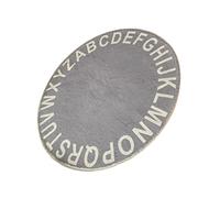 Toddmomy Tapis de Jeu Garçon Fille Rond Coton Doux Tapis Déveil Motricité Infantile Portable Alphabet pour Chambre Denfant