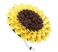 Toddmomy Tapis De Reniflage pour Chiens Tapis De Repas Créatif Forme De Tournesol pour Entraînement De Repas Lent Et Ludique Le Et Stimule Instinct De Recherche des Animaux De Compagnie