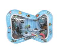 Toddmomy Tapis Eau Gonflable Sensoriel Pour Bébés Tapis De Jeu Aquatique Avec Jouets Flottants Colorés Stimule Muscles Bras Et Jambes Pour Éveil Et Amusement