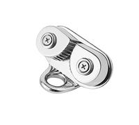 Toddmomy Taquet Coinceur en Acier Inoxydable 316 avec Guide-câble pour Bateau Voile Kayak Canoë Dériveur