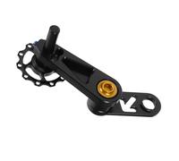 Toddmomy Tendeur de Chaîne Singlespeed Noir Guide Chaîne Arrière pour Pliant Ajusteur Stable pour Remplacement et Maintenance Accessoire Sécurité Antichute