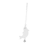 Toddmomy -Tête Miroir Oiseau Monstre Cage À Oiseaux Cerceau d'oreille De Mouton Éponge Humidifiant Paresseux Pigeon Distributeur Automatique Lit Cochon d'Inde Porte-Éponge