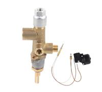 Toddmomy Thermocouple Et Dispositif De Sécurité Inclinaison pour Chauffage De Terrasse Extérieure, Kit Filetée 8 Mm, Protection Renversement Et Surchauffe pour Chauffage Au Gaz Propane