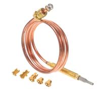 Toddmomy Thermocouple pour Foyer Et Barbecue 600 Mm De Température pour Poêle Au Gaz Accessoire Professionnel De Remplacement Terrasse Et Grill