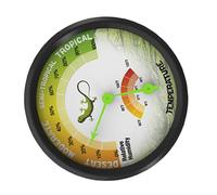 Toddmomy Thermomètre et Hygromètre pour Terrarium de Reptiles, Chiffres Clairs, Facile à Utiliser, Matériaux Abs et Aluminium, pour Mesurer la Température de L'eau