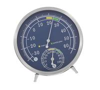 Toddmomy Thermomètre Hygromètre Analogique Multifonction Résistant à Eau Précis pour Intérieur et Extérieur Compatible Mur et Table Mesure Température et Humidité