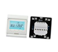 Toddmomy Thermostat Numérique Programmable Hebdomadaire LCD pour Chauffage Sol Électrique et Régulation Température Mode Manuel ou Programme Contrôleur pour Plancher Chauffant Eau Chaude
