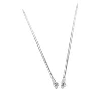 Toddmomy Tige de Mise à Terre Galvanisée 2 Pièces 12X500Mm en Fer pour Protection Électrique Domestique et Clôture Électrique