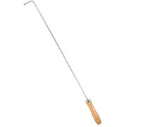 Toddmomy Tisonnier Acier Inoxydable Résistant pour Foyer Extérieur Et Intérieur Outil Pratique pour Barbecue Et Cheminée Portative Crochet Robuste pour Manipulation du Et Feu De Jardin