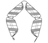 Toddmomy Toddmomy Filet De Protection Pour VéLo - Maille En Plastique RéSistant Installation Facile Protection ComplèTe Contre Les DéBris Et Dommages Compatible Avec Tous Les Types De VéLos