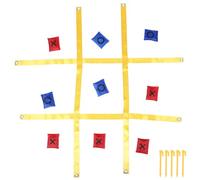 Toddmomy -Toe géant extérieur Jeu de Sangle tictactoe Sangle de Jeu pour terrasse géante