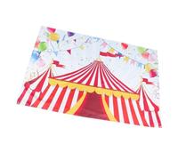 Toddmomy Toile de Fond Photo de Fête Carnaval 150x100 Cm en Tissu Décor Mural Coloré Effet 3D, Accessoire Photo Solide pour Décorations Événementielles et Prises de Vue Festives