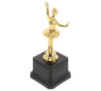 Toddmomy Trophée de Danse pour Compétition Plastique Léger 18,5x7cm, Motivation Solide et Manipulation Facile, pour Participants et Élèves en Concours de Danse