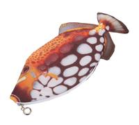 Toddmomy Trousse à Crayons Rangement Multifonction de Poisson Factice en Polyester Fermeture Éclair Solide pour Étudiants Lors de Voyages ou Concours