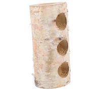 Toddmomy Tunnel pour Hamster Cachette Naturelle Et Jouet à Mâcher Tube De De Bouleau Accessoire pour Cage De Rongeurs