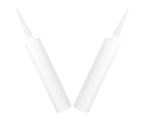 Toddmomy Tuyau Vide Cartouche de Silicone 2 Pièces Tubes de Calfeutrage Réutilisables Adaptés aux Professionnels du Bâtiment