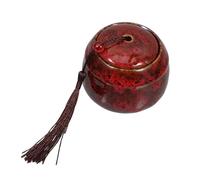 Toddmomy Urne Céramique Décorative pour Animaux De Compagnie Mini Urne Funéraire pour Cendres De Chiens Et Chats Souvenirs De Crémation Élégants Rouge