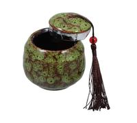 Toddmomy Urne Céramique pour Cendres Animaux De Compagnie Urne Funéraire Miniature Décorative pour Chiens Et Chats Souvenir Commémoratif Vert pour Restes Animaux
