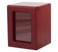 Toddmomy Urne Commémorative en Bois Marron pour Animaux de Compagnie, Légère et Portable, pour Conserver Cendres de Chats et Chiens en Souvenir