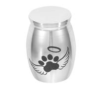 Toddmomy Urne Funéraire pour Animaux de Compagnie Miniature Urne à Cendres pour Chien et Chat Souvenir Pratique avec Couvercle Étanche Solide pour Conserver Cendres de Votre Animal