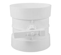 Toddmomy Valve de Régulation Manuelle Du Débit Air pour Système de Ventilation et Hotte Aspirante Clapet Anti-retour Contrôle Précis Du Flux Air Installation Facile