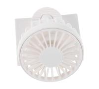 Toddmomy Ventilateur Clip Rechargeable Solaire et USB Mini Fan Portable Ultraléger Résistant Pluie pour Chapeau à Dos Bureau Randonnée et Camping Extérieur