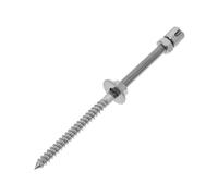 Toddmomy Vis pour Treillis en Acier Inoxydable pour Plantes Grimpantes Fixation Extérieure Murale 2mm Câble Métallique Construction Robuste Multifonctionnelle Support Fiable