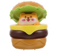 Toddmomy Voiture Hamburger à Design Cartoon Corgi Press Facile pour Garçon Fille pour Fêtes et