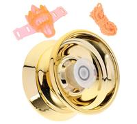 Toddmomy Yo-Yo en Alliage pour Débutants avec Boule Métallique Résistante aux Chocs, Non Réactif et Solide, pour Adolescents, Jeu Stimulant et Social en Intérieur ou Couleur Aléatoire