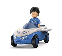 Toddys by siku 0107, Mike Moby, Véhicule à deux Pièces Assemblables, Figurine Mobile incluse, Moteur à Traction-Propulsion de haute qualité, Bleu/Gris, A partir de 12 mois