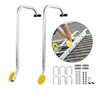 Todeco Adaptateur de Toit pour Échelle, Certifiée EN131, 0,93 mètre(s), Crochet de Toit Universel pour Echelle Télescopique, Alliage d'aluminium