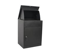 Todeco Boite à Colis pour Lettres et Colis avec 2 clés, Boite aux Lettres Package Box convient pour La Maison, L'appartement, L'école, 58x44.5x35cm