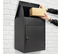 Todeco Boîte à colis – pour lettres et colis – 2 clés – 58×44,5×35 cm