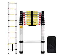 Todeco - Echelle Telescopique, Échelle Pliable - Charge maximale: 150 kg - Standards/Certifications: EN131 - 2,6 mètre(s), Sac de transport OFFERT, EN 131