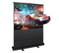 Todeco Ecran de Projection Portable 72 Pouces, Ecran de Projection sur Pied, 146 x 109 cm, 4:3 Full HD 3D