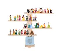 Todeco Étagère magnétique, pour Tonie Box et Tonies, Jusqu'à 50-60 Tonies, Murale Étagère pour boîte à Musique pour Enfant, Barres Verticales
