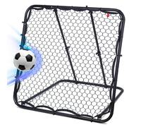 Todeco Filet De Rebond De Football Ajustable Angle Réglables Rebondeur Pour Football 124 X 124 Cm
