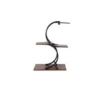 Todeco Porte plante interieur 4 Niveaux, Support plantes en Métal, étagère plante interieur support pot de fleurs pour Salon Balcon Jardin Bureau