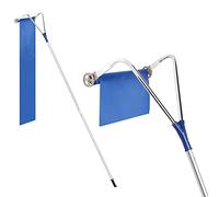 Todeco Râteau de Toit à Neige pour déneigement, Réglable Extendable 170-650cm, Tissu Oxford 450 * 42cm, léger, pour Enlever Efficacement La Neige