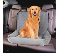 Todeco Siège Auto Pour Chien De Grande Et Moyenne Taille, Siege Auto Chien Lavable Avec Ceintures, Sangles De Fixation Et Poches De Rangement