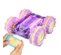 Todeco Voiture Télécommandée Tout Terrain, Voiture Telecommandé Enfant, 4WD 360°Rotation 2.4GHz RC Voiture Tout Terrain Etanche, Convient aux Enfants de Plus de 6 Ans Cadeau de Noël-Violet