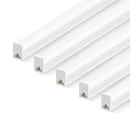 TODEHI Lot de 5 Réglette LED 30 cm, LED 5W 500LM Blanc IP65 extérieur étanche, Tubes Lumineux pour garage, Cave,entrepôt, bureau, atelier, éclairage de cuisine