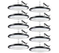TODEHI UFO High Bay Lumiere Projecteur 10pcs 300W LED Lumière d'entrepôt | Éclairage de Salle Industriel d'atelier Lampe, 6500K Froid LED d'éclairage pour Entrepôt, Garage, Usine, Atelier Gymnase
