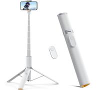 TODI Trépied de téléphone de 160 cm, trépied pour iPhone et perche à selfie avec télécommande, trépied de téléphone pour enregistrement vidéo, trépied de voyage pour téléphone portable, compatible