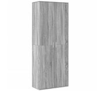 Todiikf Armoire haute en bois gris sonoma 70 x 35 x 180 cm