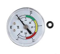 Todikaper Compteur de pression à double échelle 0-100 PSI pour systèmes de