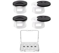 Todikaper Pare-soleil LED réglable pour lunettes Meta Noir (Blanc)